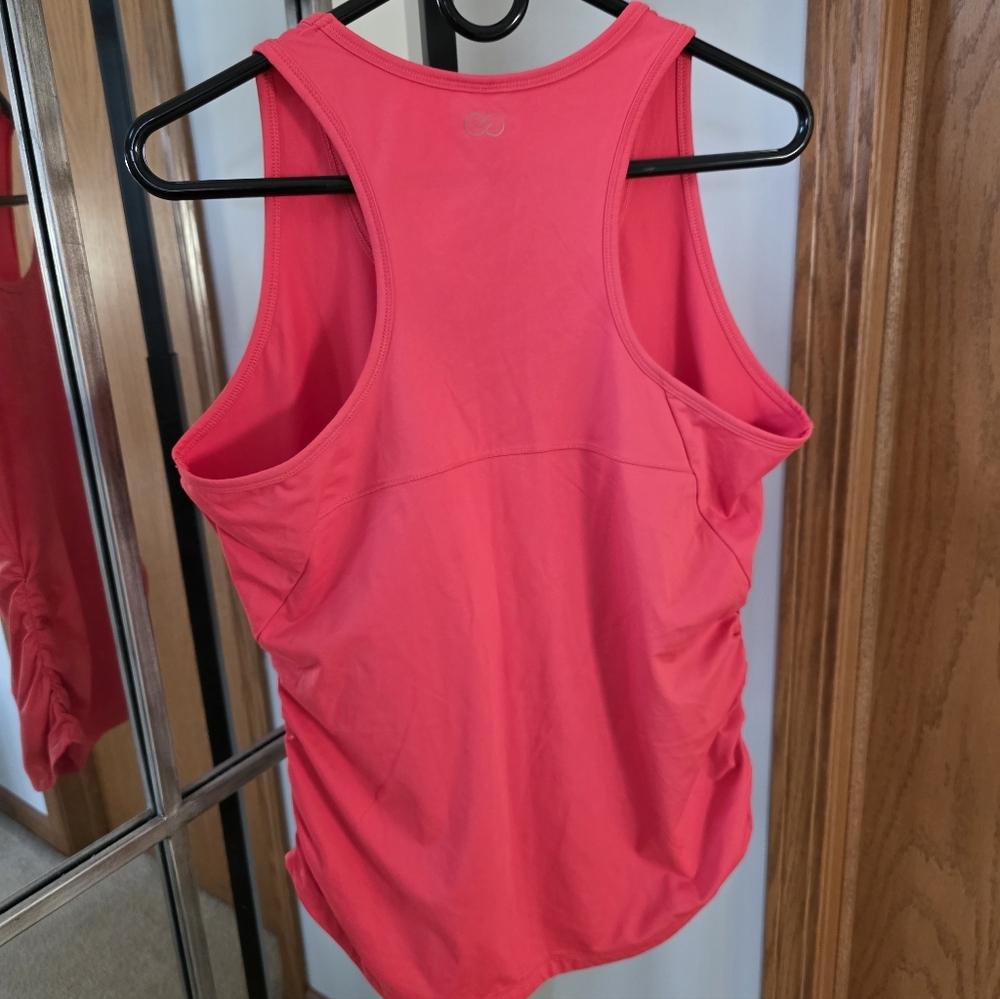 Calia Racerback Ruched Tank Top - Picture 5 of 6